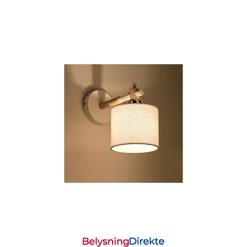 Stoffvegglampe Moderne Samtidsstil Funksjon Omgivelseslys Vegglamper