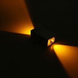 Flerfarget 3-Nyhetsfunksjon For Mini-Stil Omgivelseslys Vegglampe Vegglampe