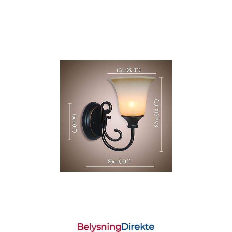 Antikk Vegglampe Nattbordslampe Soveromslampe Korridor Trappevegglampe Retro Stuevegglampe