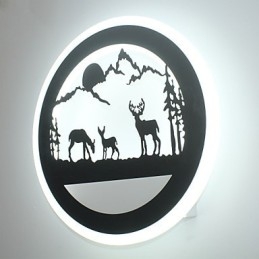 Nattbordslampe Vegglampe Lampe Soverom Stue Lys Moderne Minimalistisk Kreativ Korridor Akryl Lampe