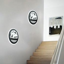 Nattbordslampe Vegglampe Lampe Soverom Stue Lys Moderne Minimalistisk Kreativ Korridor Akryl Lampe