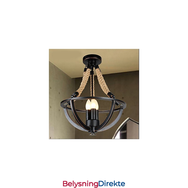 Amerikansk Taklampe I Retrostil Med Tau