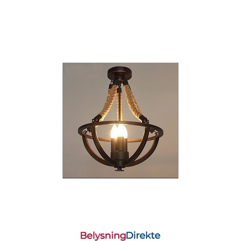 Amerikansk Taklampe I Retrostil Med Tau