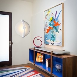 Smijernsvegglampe Lodge Enkel Moderne Samtidsmaleri Funksjon For Omgivende Lys Vegglampetter