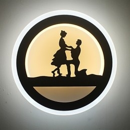 Nattbordslampe Kreativ Stuelampe Korridorlampe Moderne Minimalistisk Vegglampe