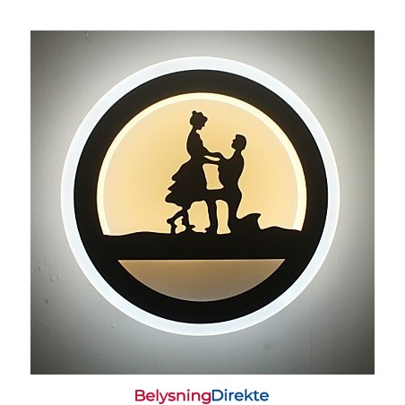 Nattbordslampe Kreativ Stuelampe Korridorlampe Moderne Minimalistisk Vegglampe