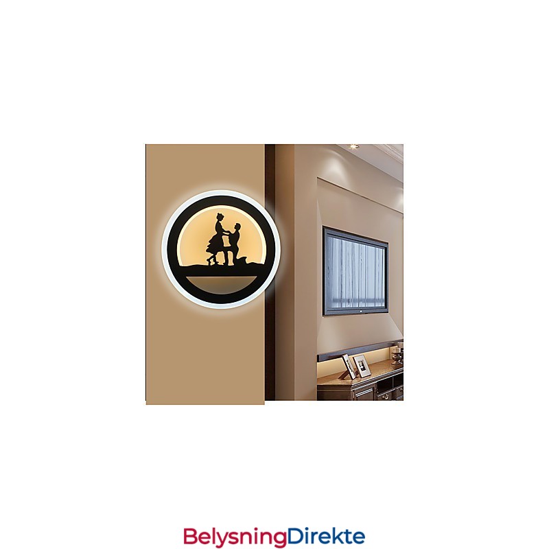 Nattbordslampe Kreativ Stuelampe Korridorlampe Moderne Minimalistisk Vegglampe