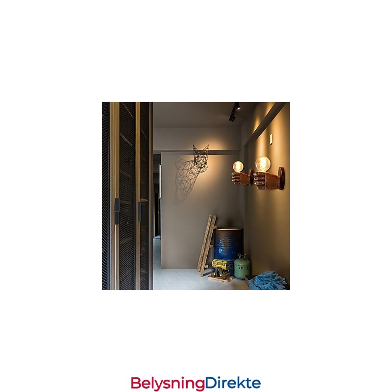 Industriell Vegglampe I Loftstil, Kafé, Vegglampe I Harpiks, Antikk Vintage, Retro-Maleri, Mini-Stil, Omgivelseslys, Vegglampe I Vegg