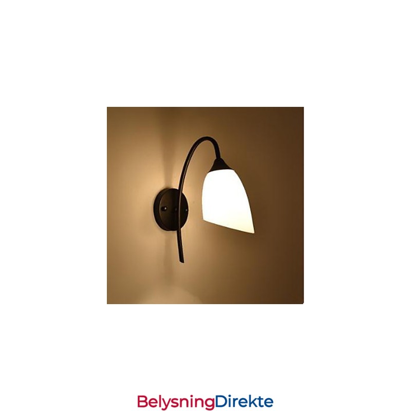 Svart Amerikansk Enkel Soveromslampe Fiske Nattbordslampe