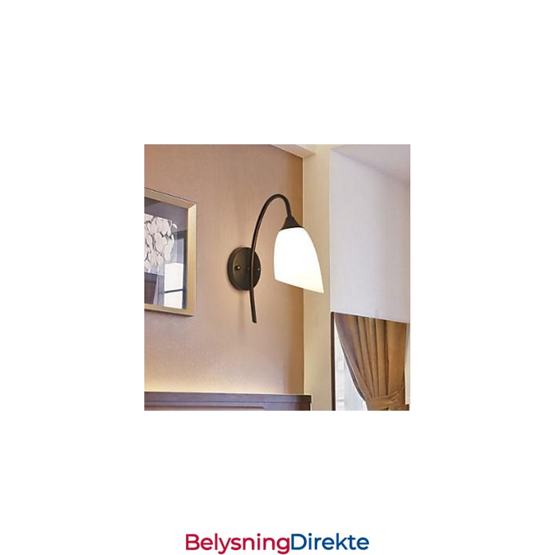 Svart Amerikansk Enkel Soveromslampe Fiske Nattbordslampe