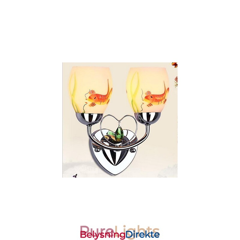 Moderne Samtidsstil Andre Funksjoner Opplyst Vegglampe Vegglampe