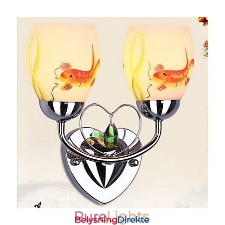 Moderne Samtidsstil Andre Funksjoner Opplyst Vegglampe Vegglampe