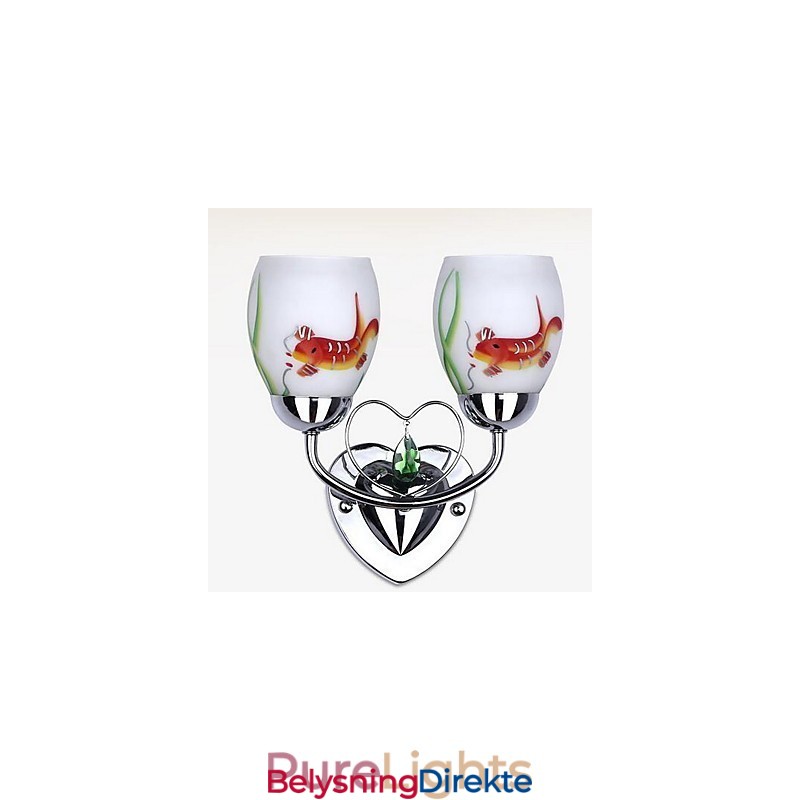 Moderne Samtidsstil Andre Funksjoner Opplyst Vegglampe Vegglampe