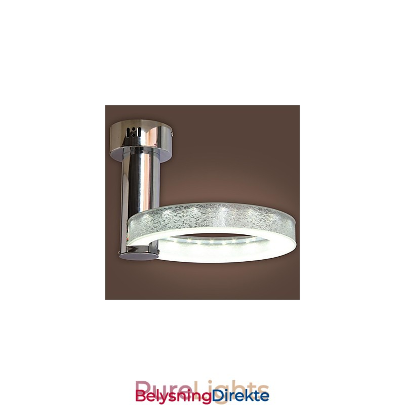 Sølv Akryl Lysekrone (Krom Finish)