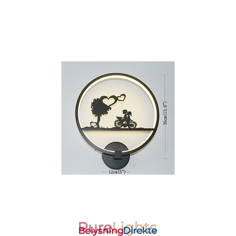 Vegglampe I Aluminium Moderne Minimalistisk Kreativ Vegglampe Fasjonabel Stue Bakgrunnsvegg Balkonglampe Korridorlys