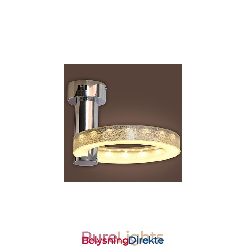 Sølv Akryl Lysekrone (Krom Finish)