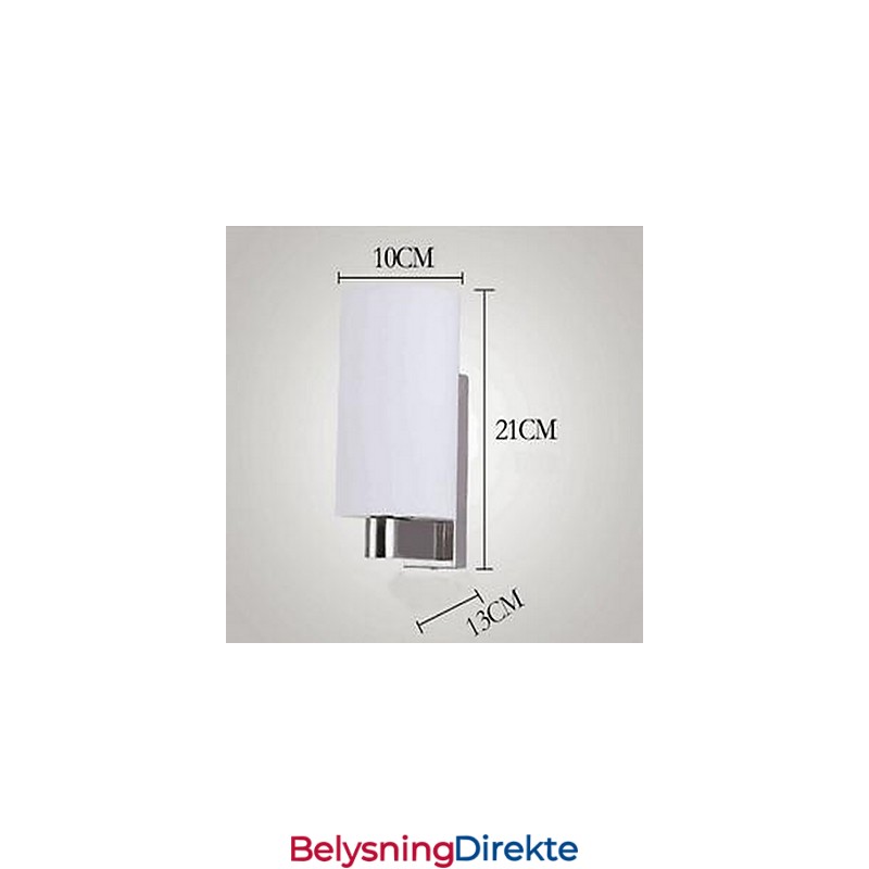 Moderne Samtids Galvanisert Opplyst Vegglampe Vegglampe