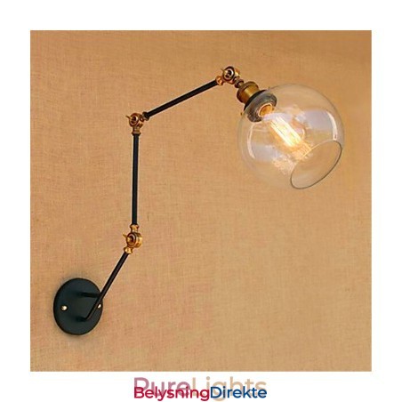 Rustikk Hytte Kromfunksjon For Svingarm Omgivelseslys Svingarmlamper Vegglampe