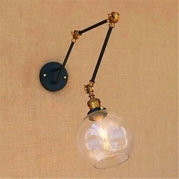 Rustikk Hytte Kromfunksjon For Svingarm Omgivelseslys Svingarmlamper Vegglampe