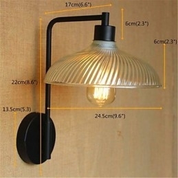 Rustic Lodge Country Black Oxide Finish-Funksjon For Omgivelseslys I Svingarm