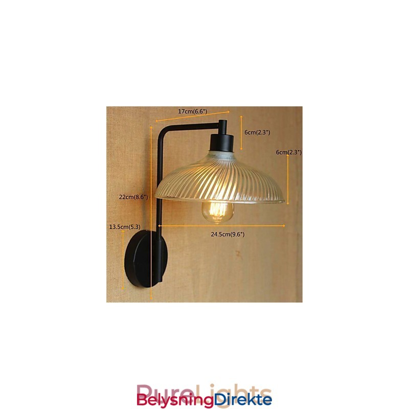 Rustic Lodge Country Black Oxide Finish-Funksjon For Omgivelseslys I Svingarm