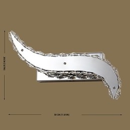 Integrert Moderne, Samtidsmalerifunksjon For Krystallklar Omgivelseslysvegglampe