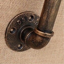 Nostalgi Enkel Vannrør Dekorativ Liten Vegglampe Vegglampe