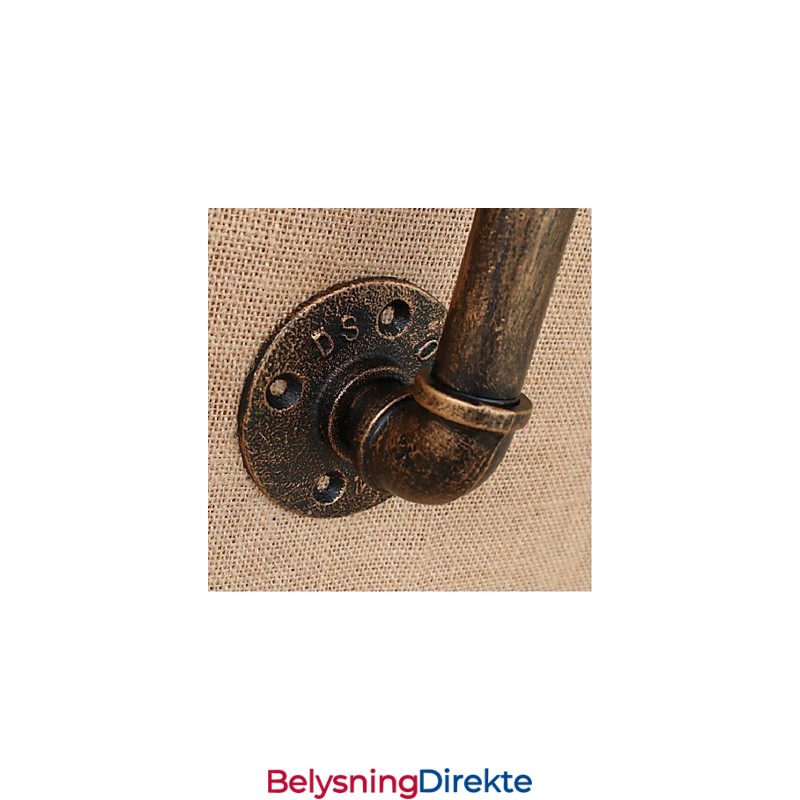 Nostalgi Enkel Vannrør Dekorativ Liten Vegglampe Vegglampe