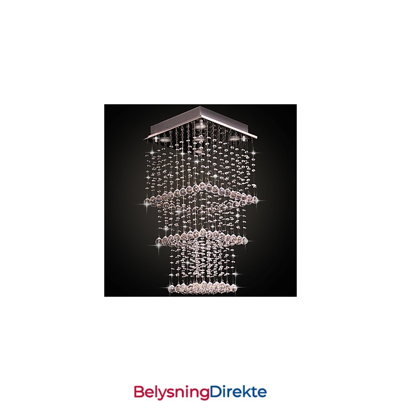 Moderne Samtidskunst Krystall Galvanisert Metall Innfelt