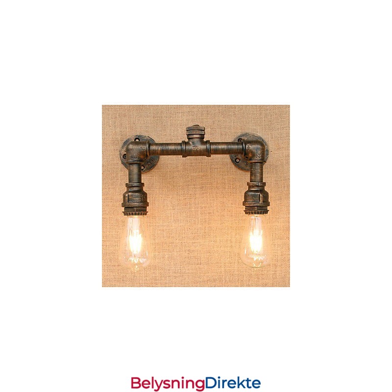 Rustikk Hytte-Landlig Maling For Omgivelseslys Vegglampe Med Vegg