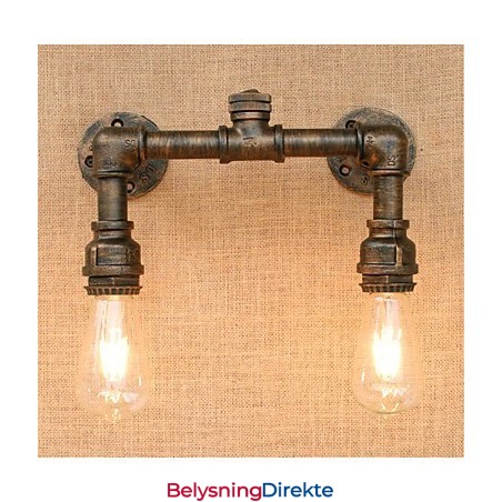 Rustikk Hytte-Landlig Maling For Omgivelseslys Vegglampe Med Vegg
