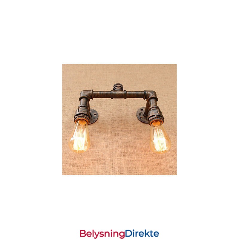 Rustikk Hytte-Landlig Maling For Omgivelseslys Vegglampe Med Vegg