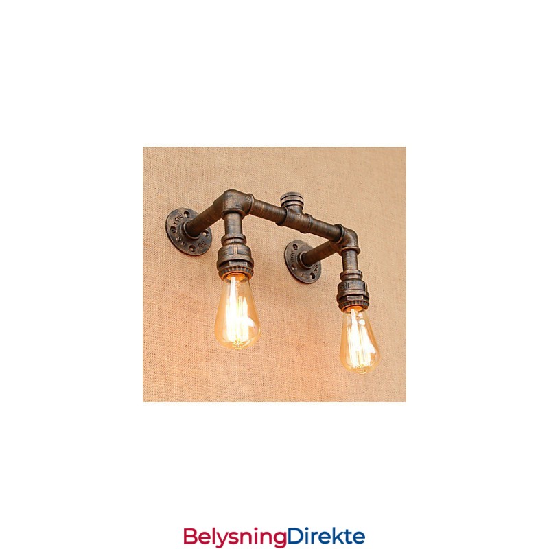 Rustikk Hytte-Landlig Maling For Omgivelseslys Vegglampe Med Vegg