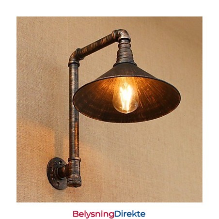 Rustikk Hytte Landlig Antikk Messingfunksjon For Omgivelseslys Vegglampe Vegglampe