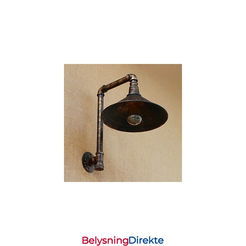 Rustikk Hytte Landlig Antikk Messingfunksjon For Omgivelseslys Vegglampe Vegglampe