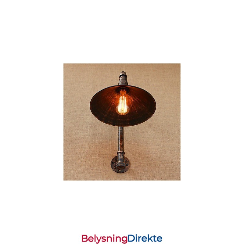 Rustikk Hytte Landlig Antikk Messingfunksjon For Omgivelseslys Vegglampe Vegglampe