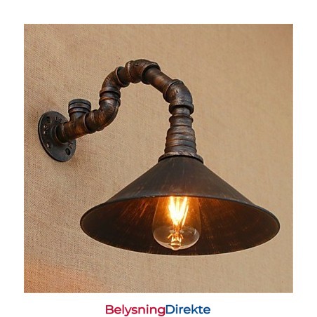 Rustikk Lodge Country Svart Oksidfinish-Funksjon For Omgivende Lysvegglamper
