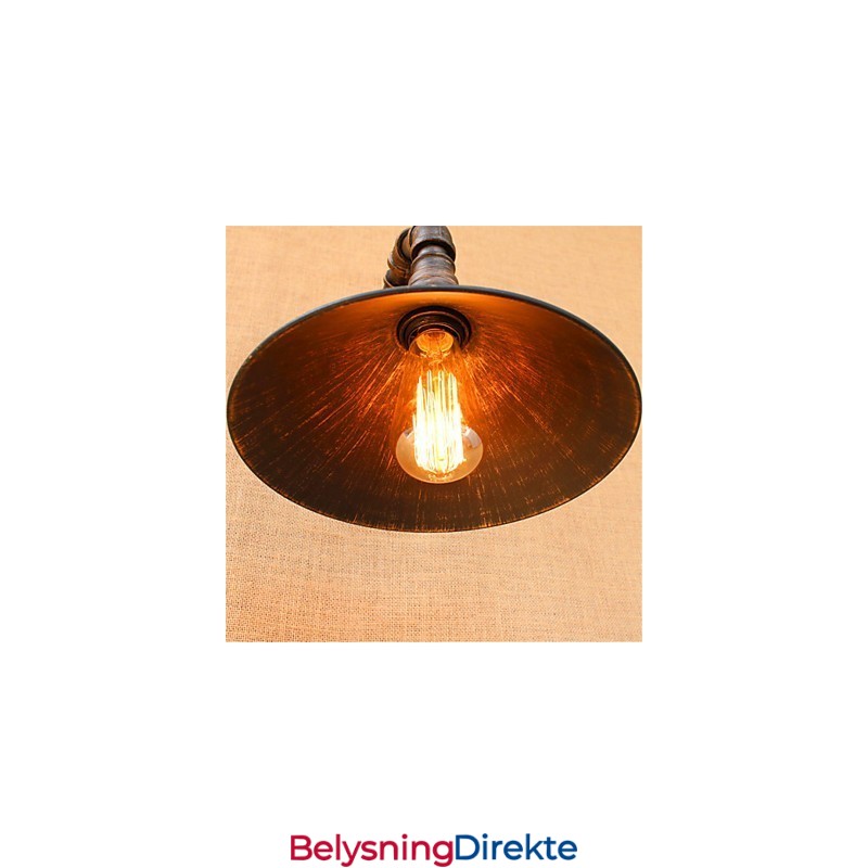 Rustikk Lodge Country Svart Oksidfinish-Funksjon For Omgivende Lysvegglamper