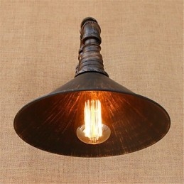 Rustikk Lodge Country Svart Oksidfinish-Funksjon For Omgivende Lysvegglamper