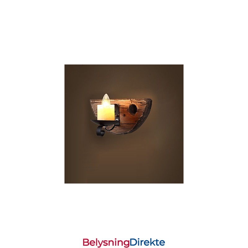 Rustikk Hyttemaling For Mini-Stil Omgivelseslys Vegglampe