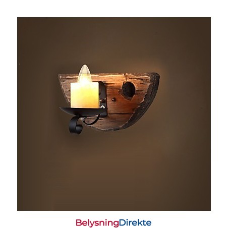 Rustikk Hyttemaling For Mini-Stil Omgivelseslys Vegglampe