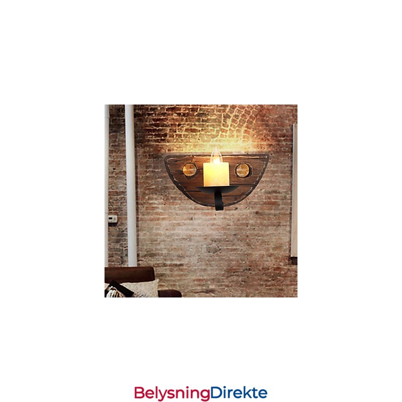 Rustikk Hyttemaling For Mini-Stil Omgivelseslys Vegglampe