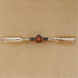 Retro Amerikansk Landsby Kreativ Industri Vind Designer Vannflaske Vegglampe Vegglampe Rav