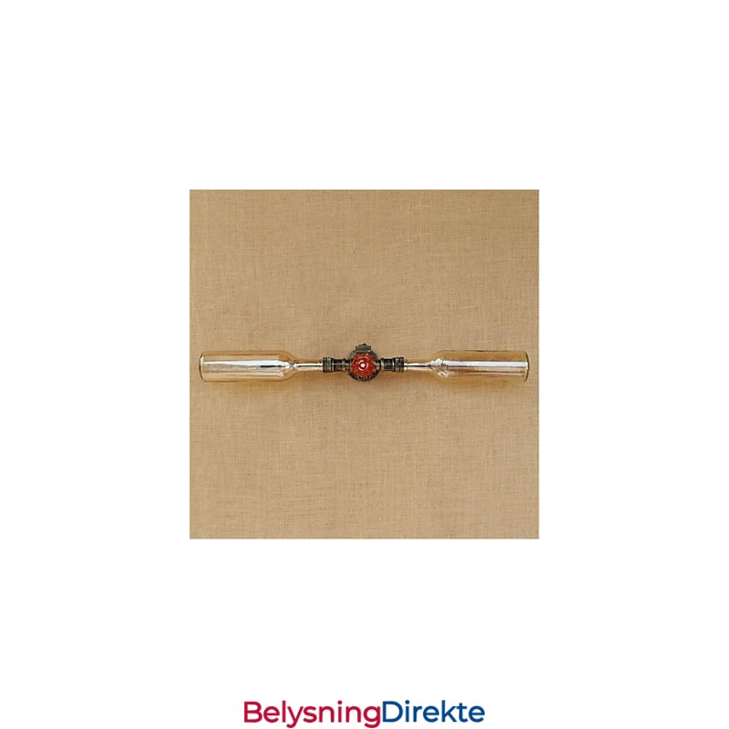 Retro Amerikansk Landsby Kreativ Industri Vind Designer Vannflaske Vegglampe Vegglampe Rav