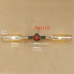 Retro Amerikansk Landsby Kreativ Industri Vind Designer Vannflaske Vegglampe Vegglampe Rav