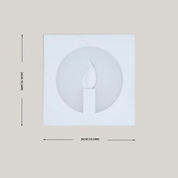 Integrert Moderne Samtidsstil For Omgivelseslys Vegglampe Vegglampe