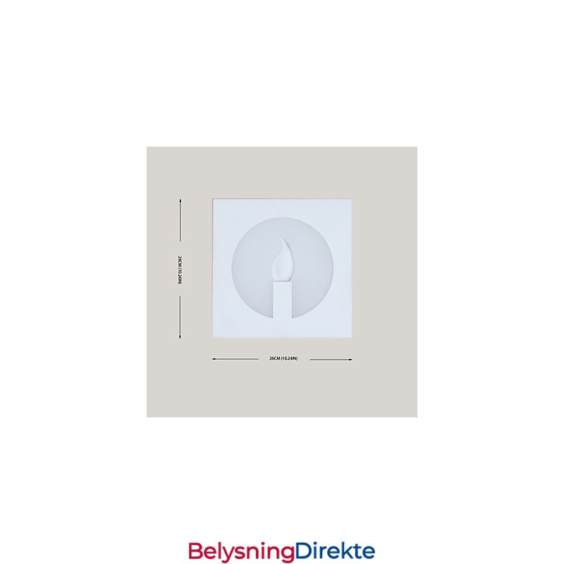 Integrert Moderne Samtidsstil For Omgivelseslys Vegglampe Vegglampe