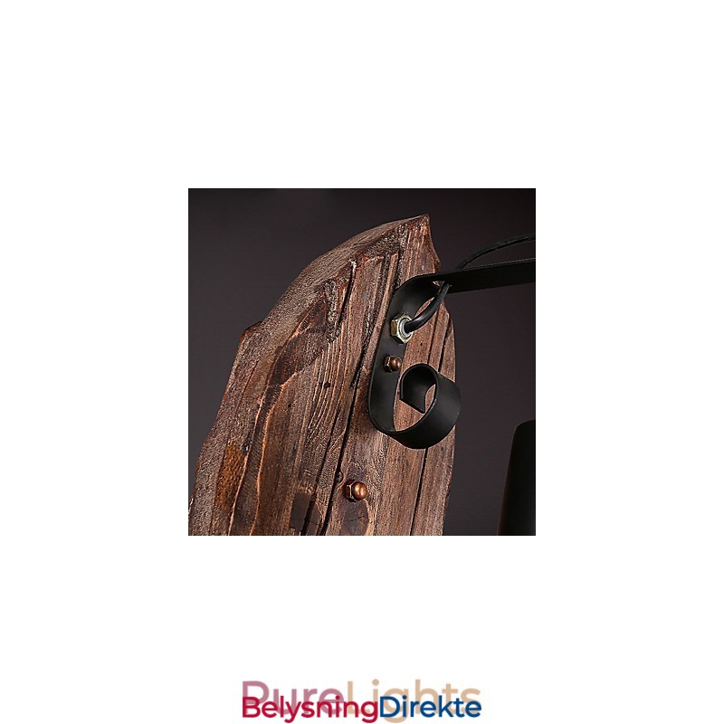 Enkelthodet Industriell Vintage Retro Tre Metall Maling Farge Vegglampe For Hjem Hotell Korridor Dekor Vegglampe