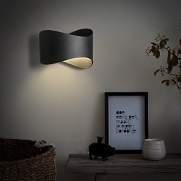 Moderne, Samtidskunstnerisk Svart Oksidfinish For Mini-Stil, Omgivelseslys, Vegglampe