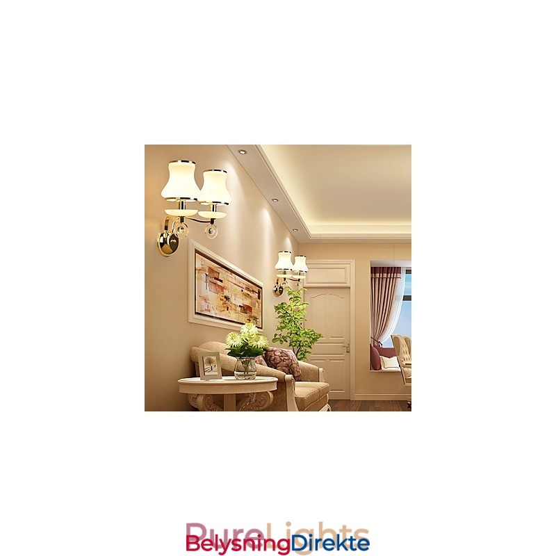 Moderne, Samtidskunstnerisk Galvanisert Funksjon For Krystall, Omgivelseslys, Vegglampe